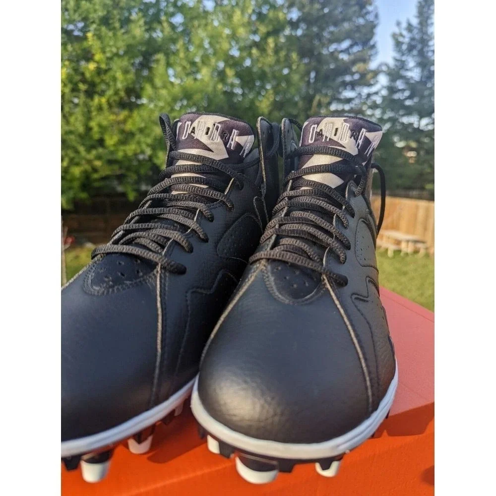 Jordan‎ Football Cleats Mens 9.5 Black Air Jordan 7 Retro TD Lunarlon 719543-010